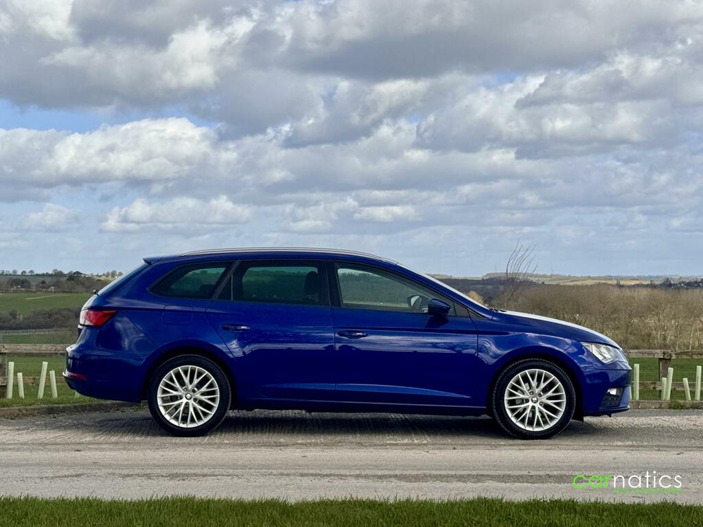 Seat Leon 1.6 Tdi Se Dynamic St Dsg Euro 6 Ss YR68CLU Blue #2