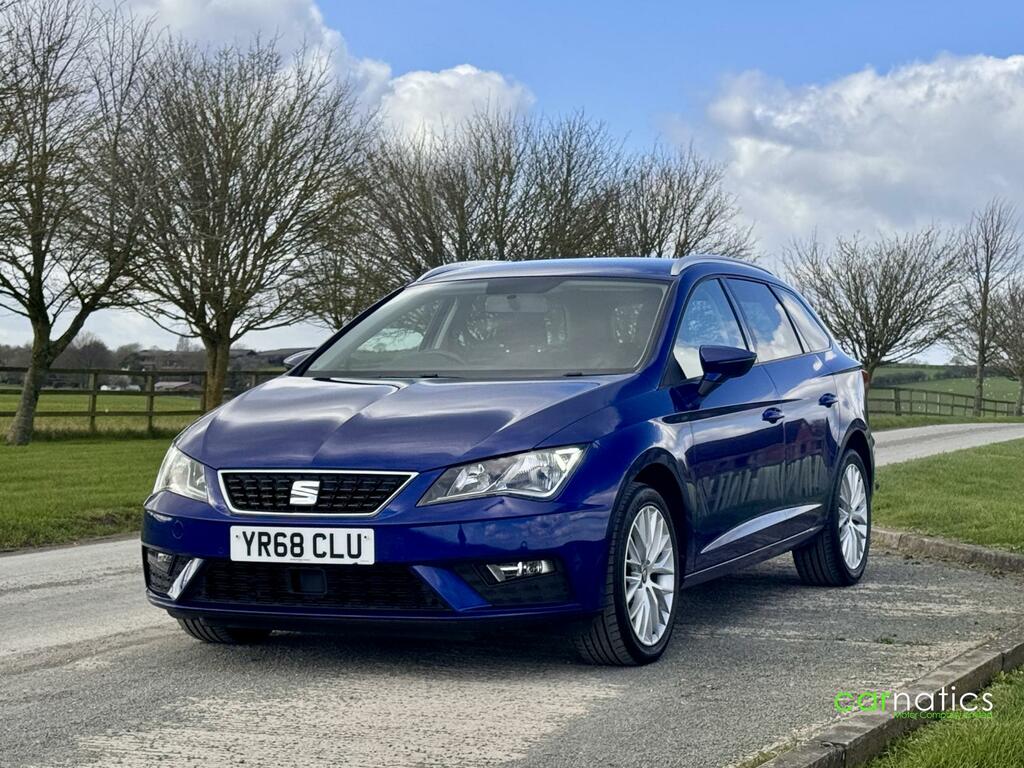 Seat Leon 1.6 Tdi Se Dynamic St Dsg Euro 6 Ss YR68CLU Blue #6