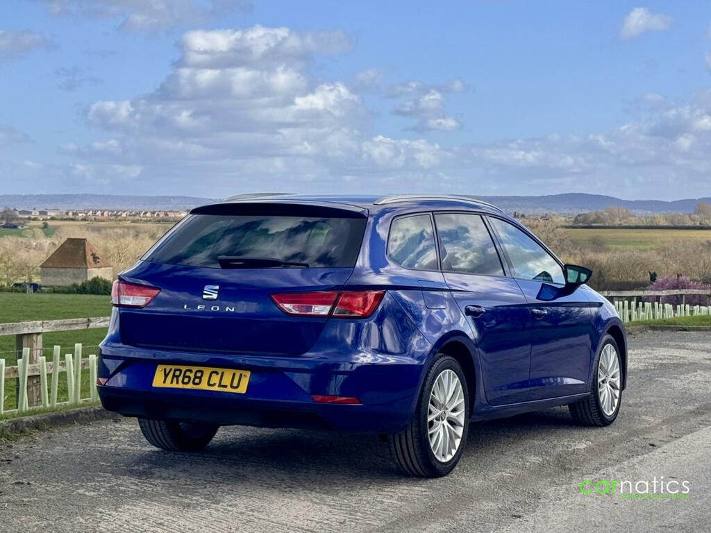 Seat Leon 1.6 Tdi Se Dynamic St Dsg Euro 6 Ss YR68CLU Blue #3