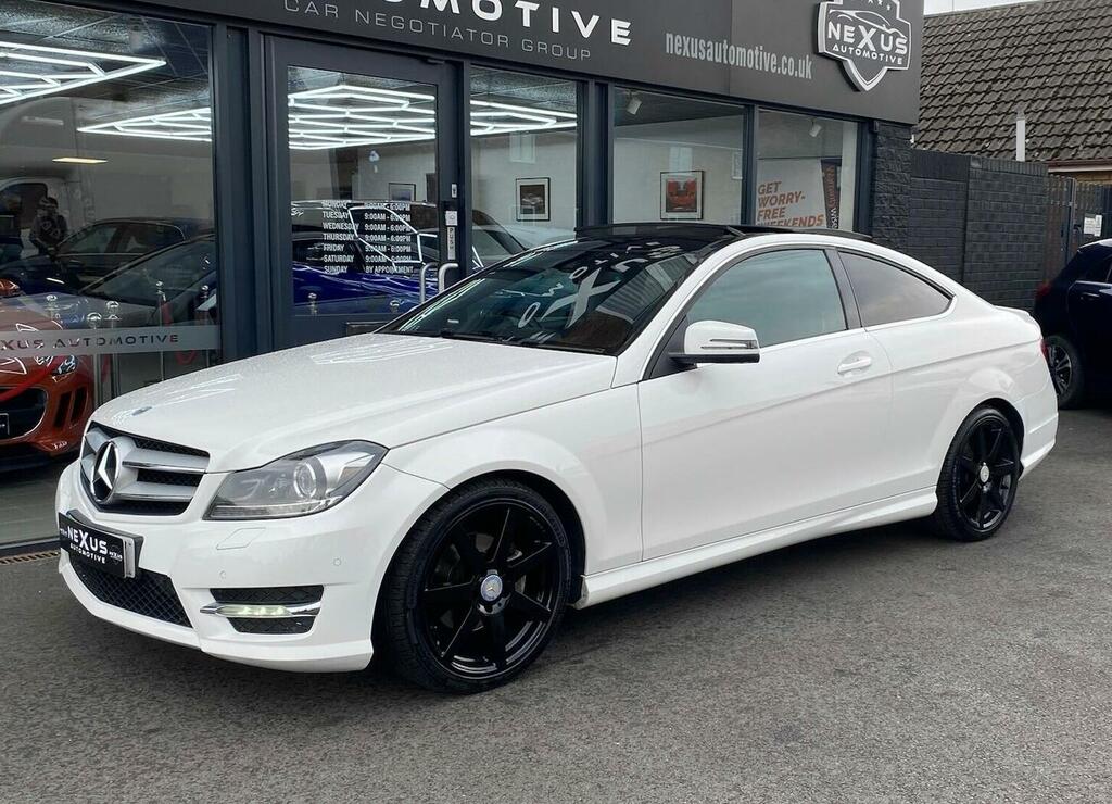 Mercedes-Benz C Class Coupe 2.1 C250 Cdi Amg Sport Edition G-tronic Eur HF14UCJ White #6