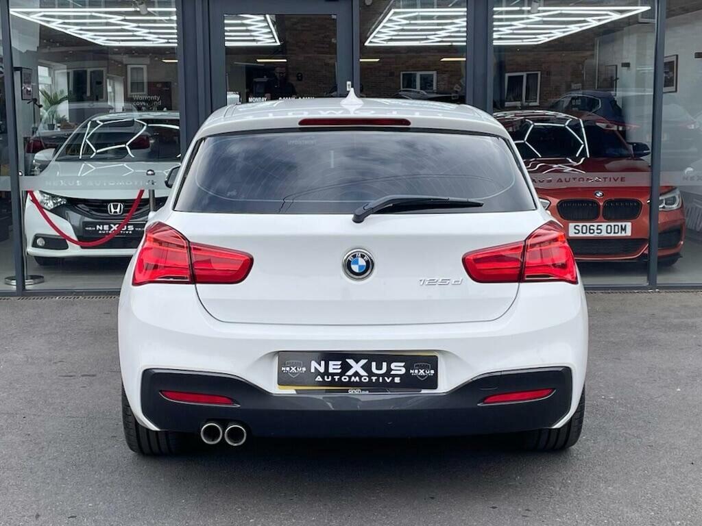 BMW 1 Series Hatchback 2.0 125D M Sport Euro 6 Ss CP65FFD White #5
