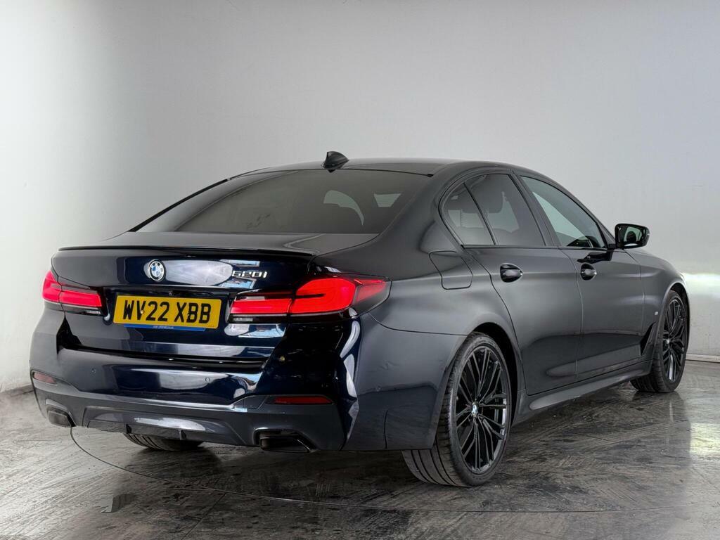 BMW 5 Series 2.0 520I Mht M Sport Steptronic Euro 6 Ss WV22XBB Black #3