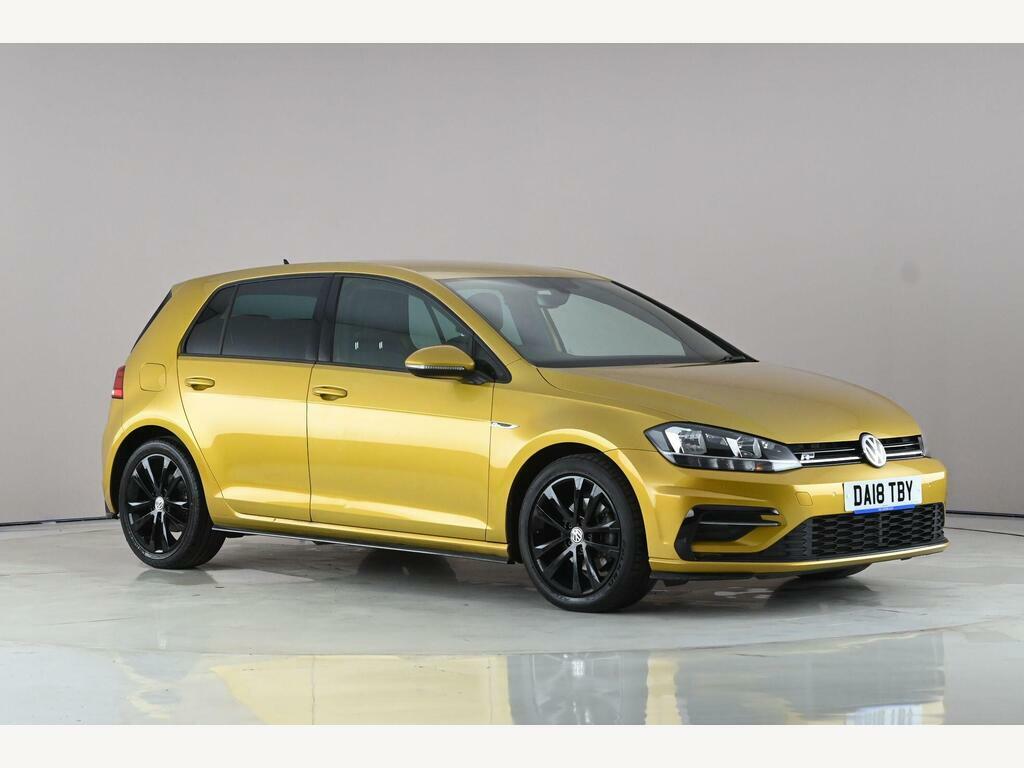 Volkswagen Golf 1.5 Tsi Evo R-line Euro 6 Ss Yellow