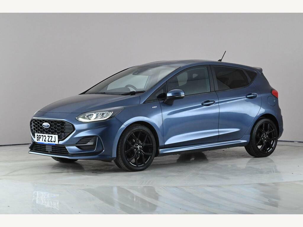 Ford Fiesta 1.0T Ecoboost St-line Euro 6 Ss BP72ZZJ Blue #2