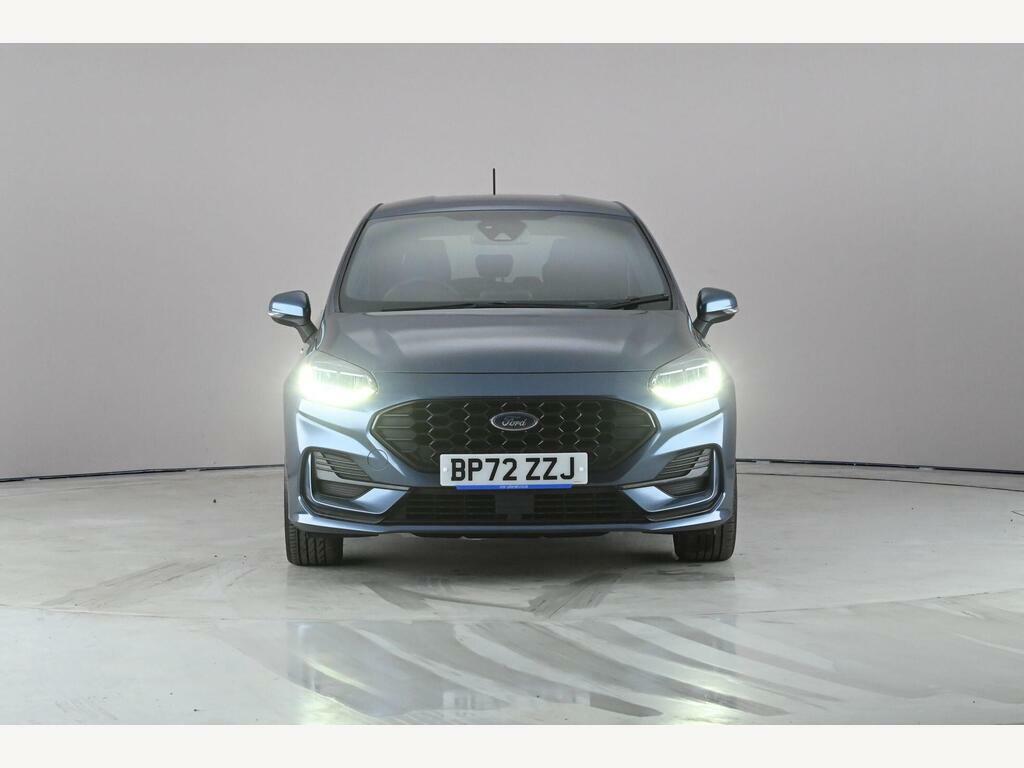 Ford Fiesta 1.0T Ecoboost St-line Euro 6 Ss BP72ZZJ Blue #4