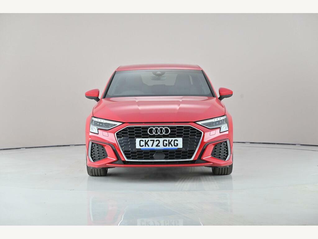 Audi A3 1.0 Tfsi 30 S Line S Tronic Euro 6 Ss CK72GKG Red #5