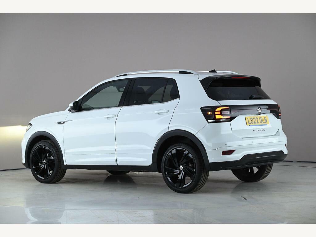 Volkswagen T-Cross 1.0 Tsi R-line Dsg Euro 6 Ss White #4