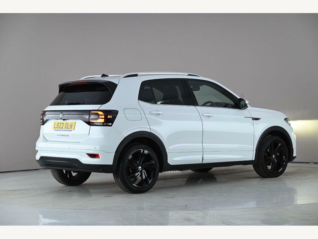 Volkswagen T-Cross 1.0 Tsi R-line Dsg Euro 6 Ss White #3