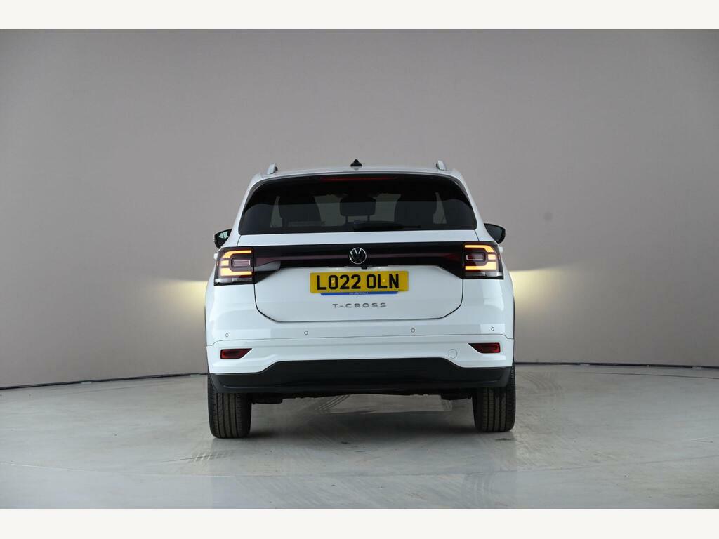 Volkswagen T-Cross 1.0 Tsi R-line Dsg Euro 6 Ss White #5