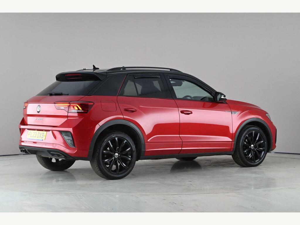 Volkswagen T-Roc 1.5 Tsi R-line Dsg Euro 6 Ss FL23DXB Red #3
