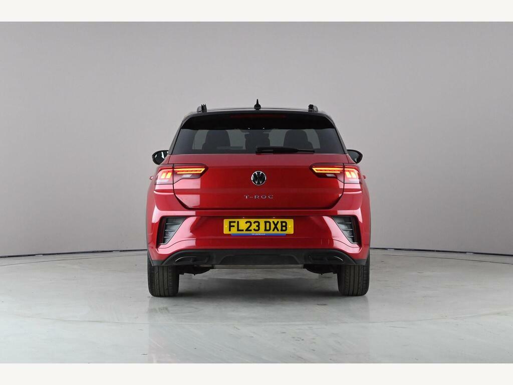 Volkswagen T-Roc 1.5 Tsi R-line Dsg Euro 6 Ss FL23DXB Red #4