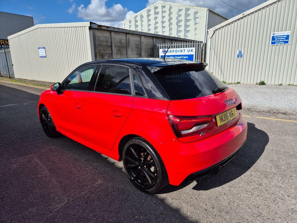 Audi A1 Hatchback 1.4 Tfsi Cod Black Edition Sportback Eur NU16WGJ Red #4