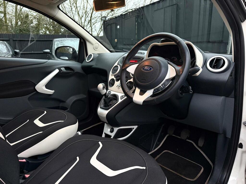Ford KA 1.2 Zetec White Edition Euro 6 Ss 201665 RY65EZD White #3