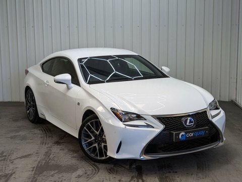 Lexus RC F Sport Cvt White #4