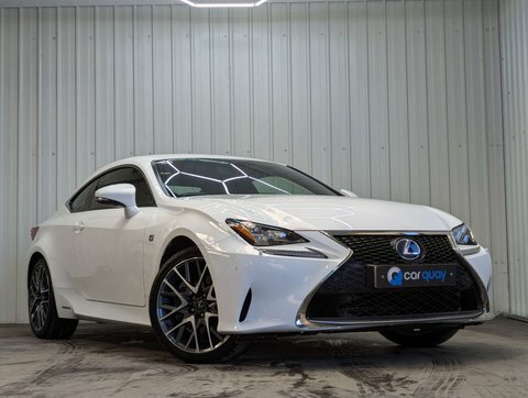 Lexus RC F Sport Cvt White #3