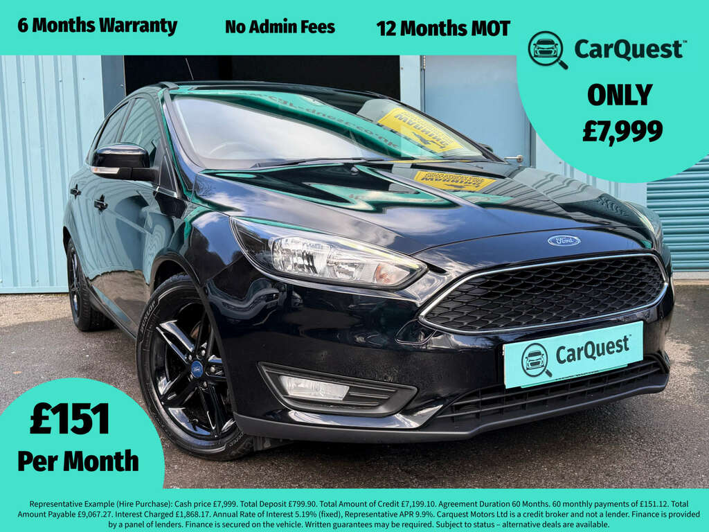 Ford Focus 1.5 Focus Zetec Tdci Black