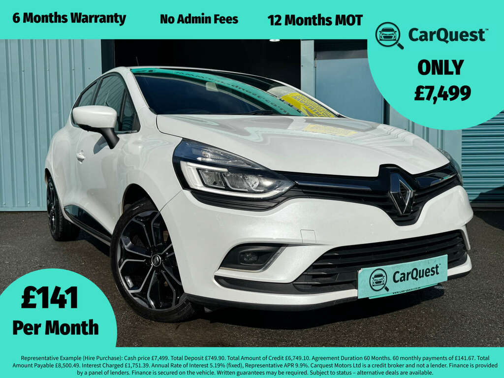 Renault Clio 0.9 Clio Dynamique S Nav Tce White