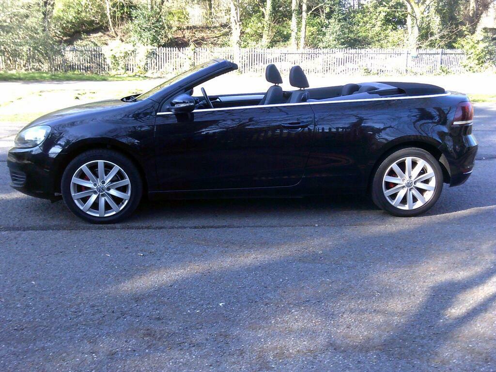 Volkswagen Golf 1.6 Tdi Bluemotion Tech Se Cabriolet Euro 5 S S Black #5