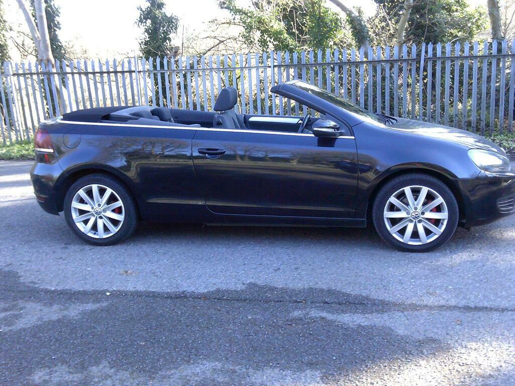 Volkswagen Golf 1.6 Tdi Bluemotion Tech Se Cabriolet Euro 5 S S Black #2