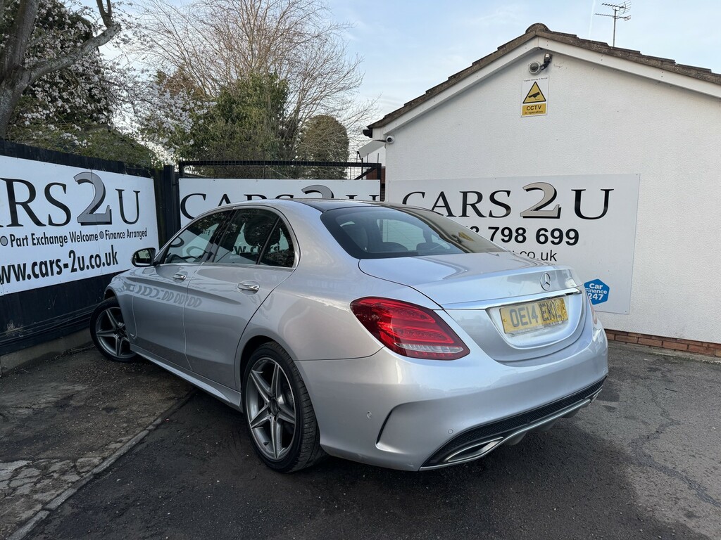 Mercedes-Benz C Class Saloon 2.1 C220 Bluetec Amg Line 2014 OE14EKL Silver #6