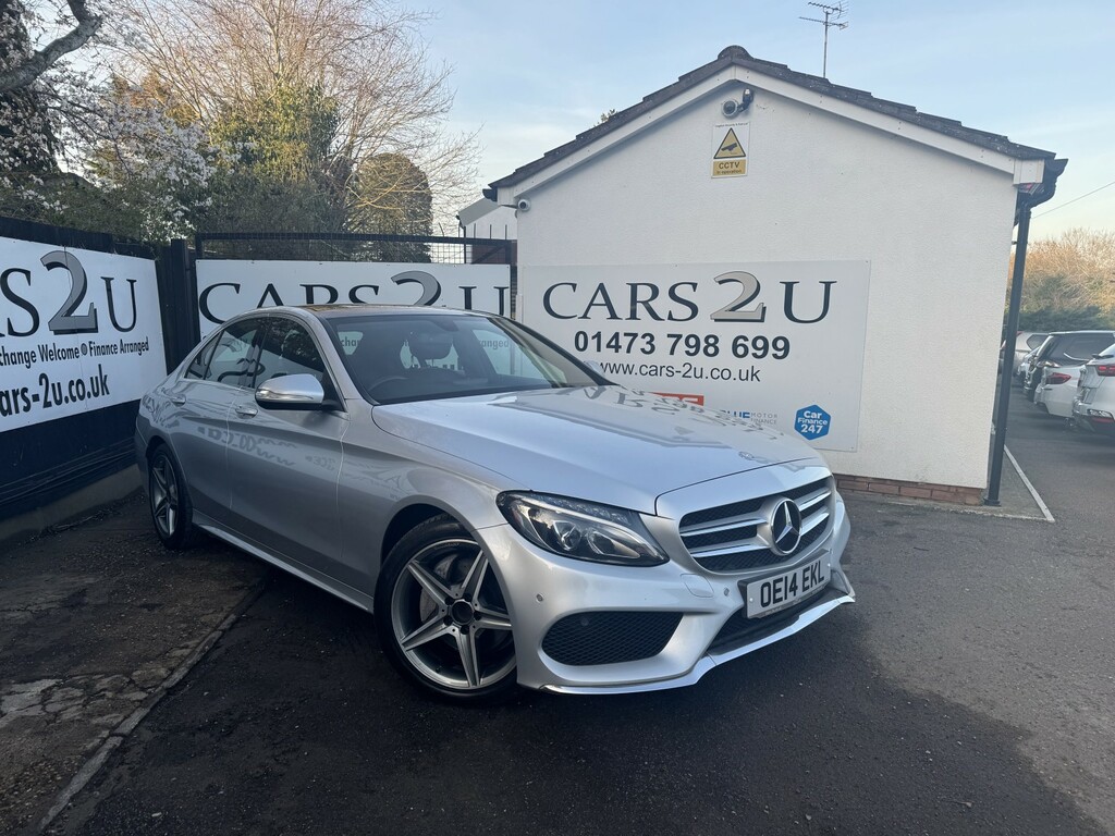 Mercedes-Benz C Class Saloon 2.1 C220 Bluetec Amg Line 2014 Silver