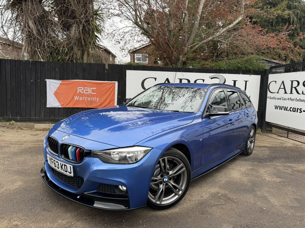 BMW 3 Series Estate 2.0 320D M Sport Touring 2013 YF63KDJ Blue #5