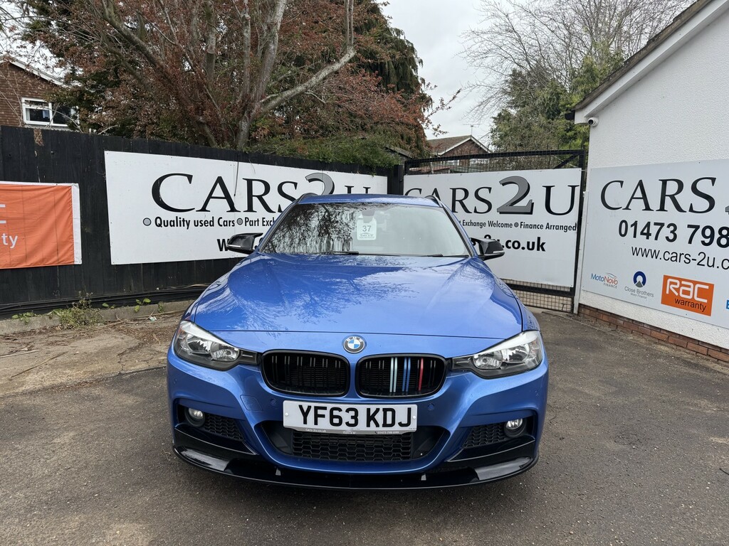 BMW 3 Series Estate 2.0 320D M Sport Touring 2013 YF63KDJ Blue #3