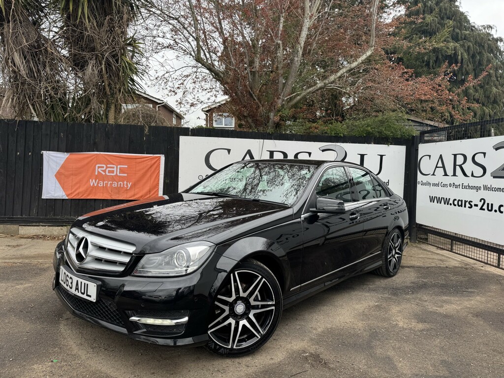 Mercedes-Benz C Class Saloon 2.1 C250 Cdi Amg Sport Plus 2013 LO63AUL Black #4