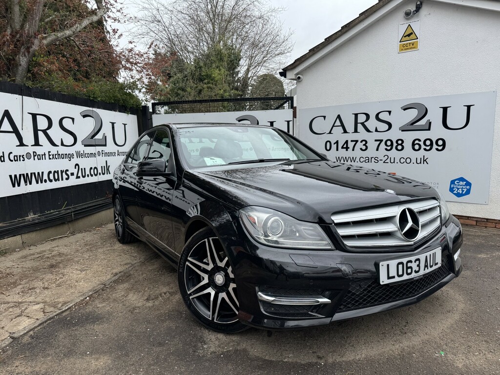 Mercedes-Benz C Class Saloon 2.1 C250 Cdi Amg Sport Plus 2013 LO63AUL Black #2