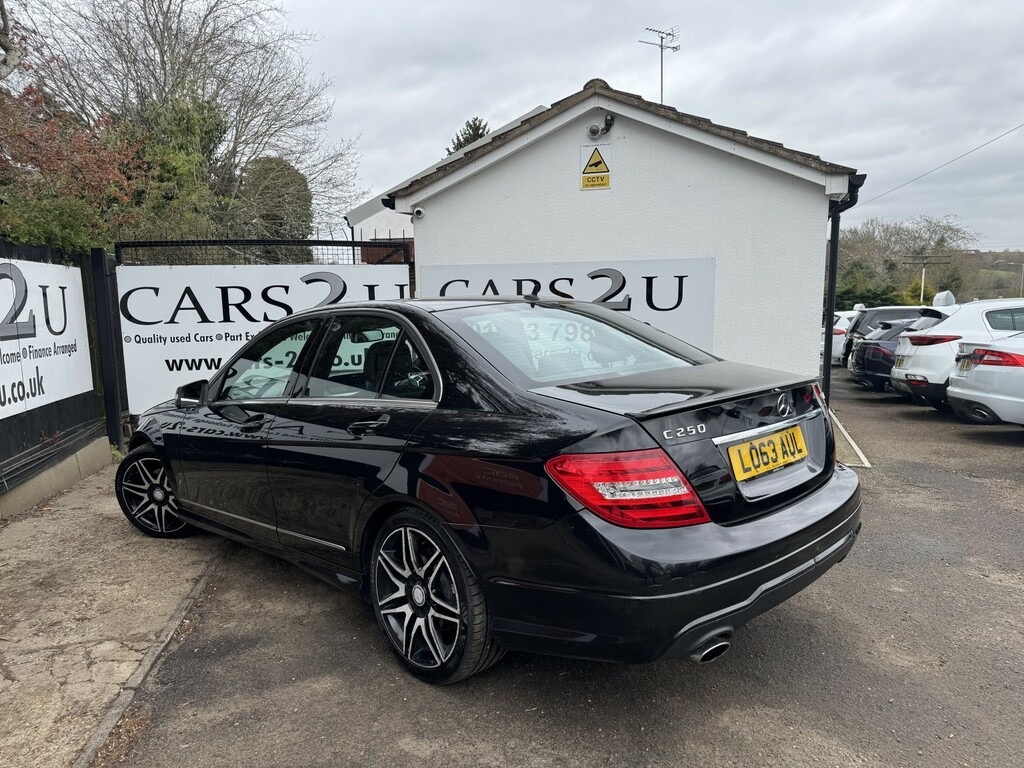 Mercedes-Benz C Class Saloon 2.1 C250 Cdi Amg Sport Plus 2013 LO63AUL Black #6