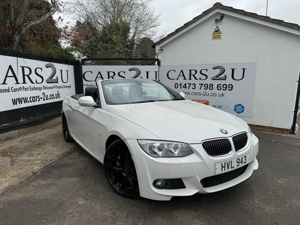 BMW 3 Series Convertible 3.0 330D M Sport Convertible 2013 HVL943 White #2