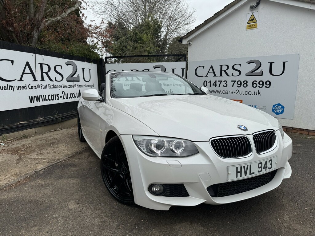 BMW 3 Series Convertible 3.0 330D M Sport Convertible 2013 White