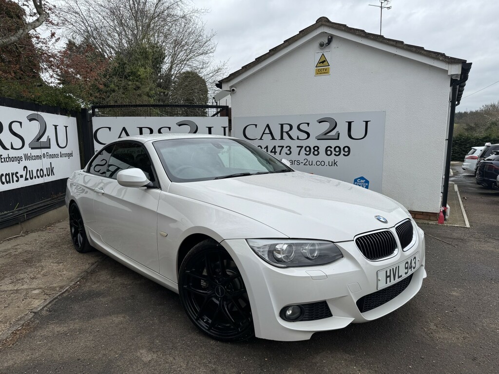 BMW 3 Series Convertible 3.0 330D M Sport Convertible 2013 HVL943 White #3