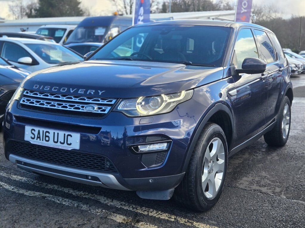Land Rover Discovery Sport 2L Hse SA16UJC Blue #3