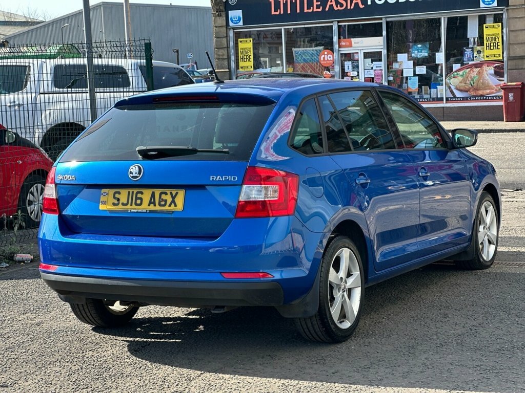 Skoda Rapid Spaceback 1L Se Tech SJ16AGX Blue #5
