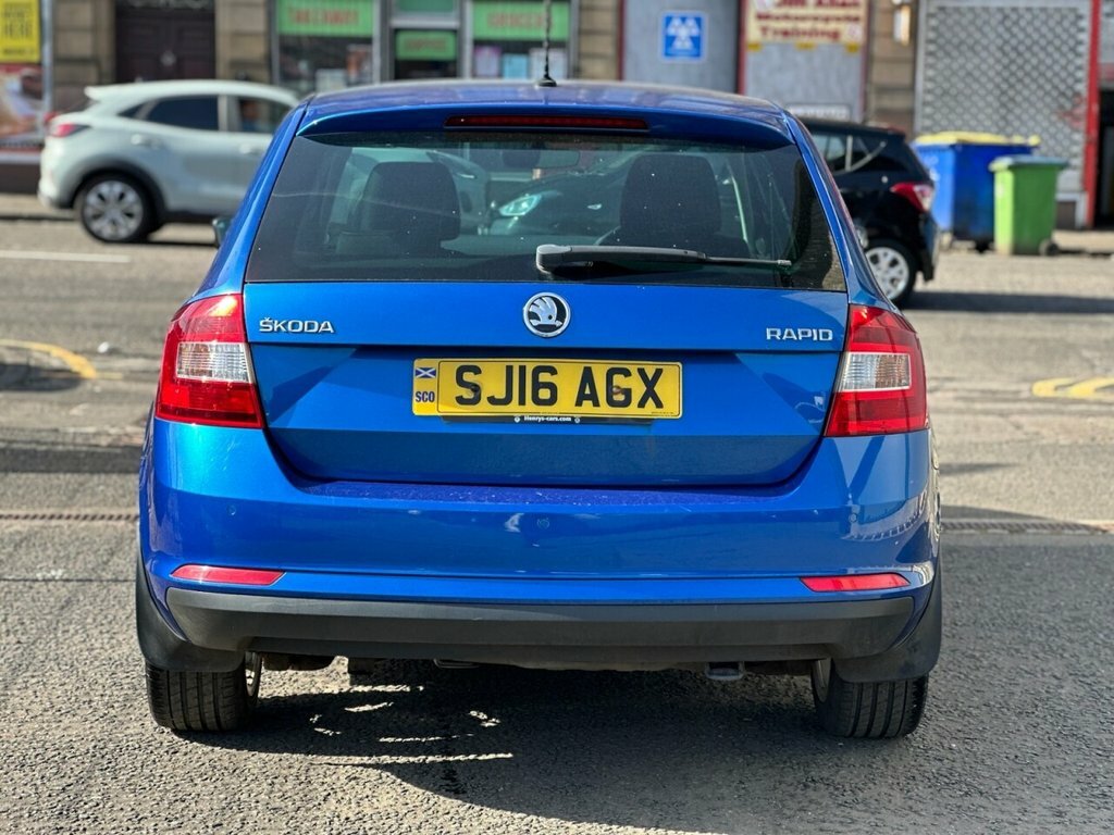 Skoda Rapid Spaceback 1L Se Tech SJ16AGX Blue #4