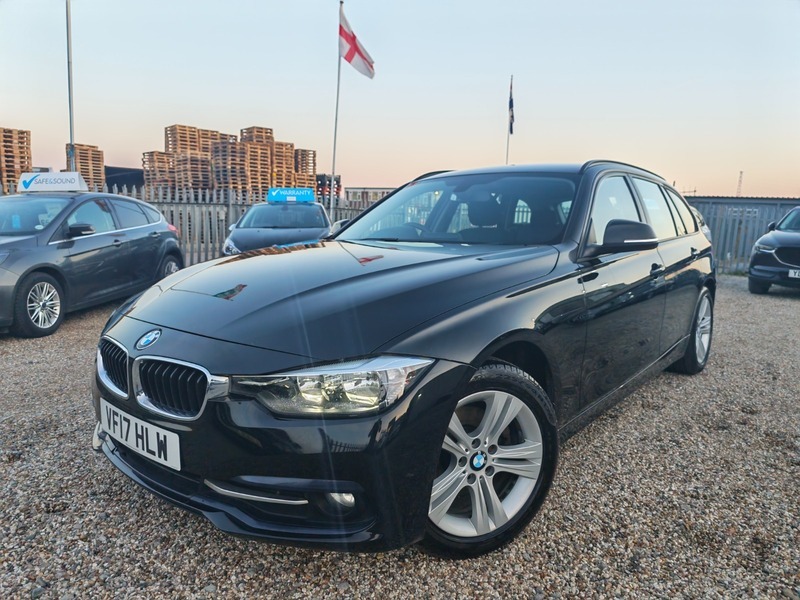 BMW 3 Series 320D Sport Touring VF17HLW Black #3