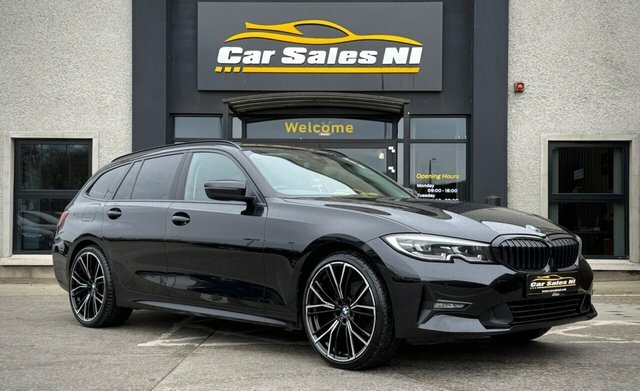 BMW 3 Series 2.0 320D Mht Se Pro Touring Hybrid Black