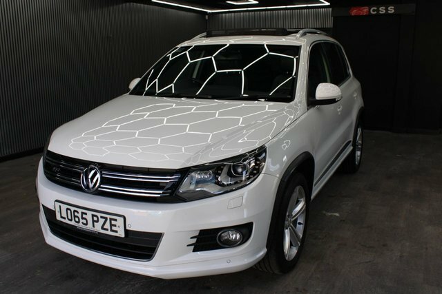 Volkswagen Tiguan 2.0 Tdi Bluemotion Tech R-line Edition Suv Die LO65PZE White #4