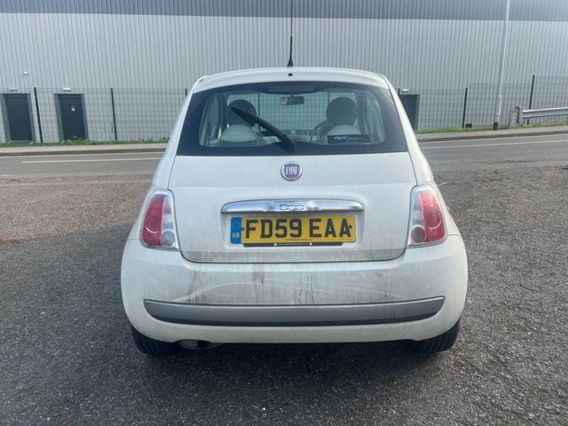 Fiat 500 Lounge Hatchback FD59EAA White #5