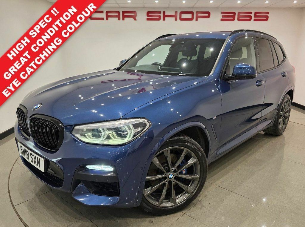 BMW X3 20D M Sport Suv Blue