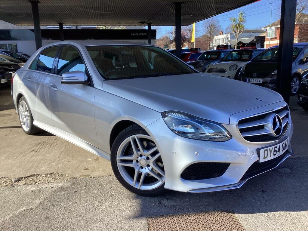 Mercedes-Benz E Class Saloon 2.1 E220 Bluetec Amg Line G-tronic Euro 6 Silver