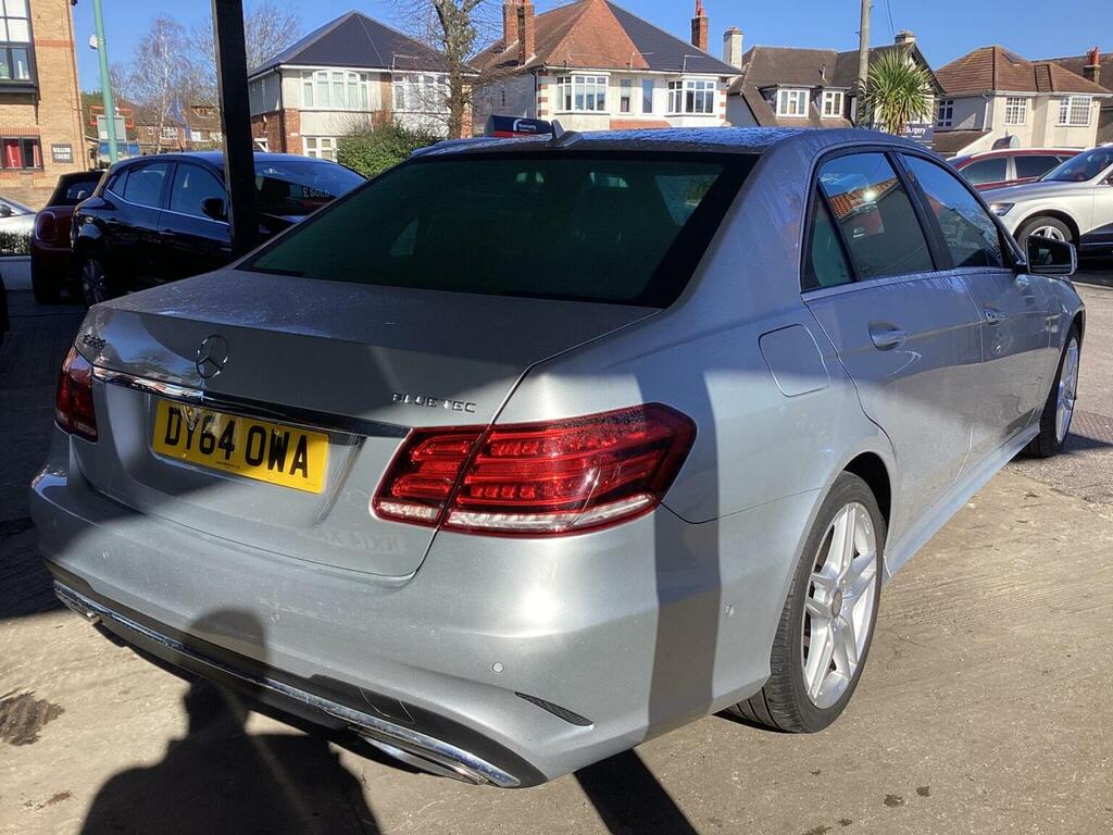 Mercedes-Benz E Class Saloon 2.1 E220 Bluetec Amg Line G-tronic Euro 6 DY64OWA Silver #3