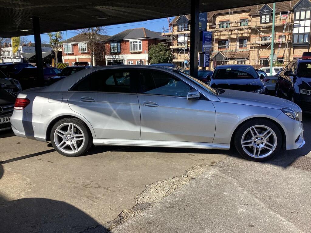 Mercedes-Benz E Class Saloon 2.1 E220 Bluetec Amg Line G-tronic Euro 6 DY64OWA Silver #2