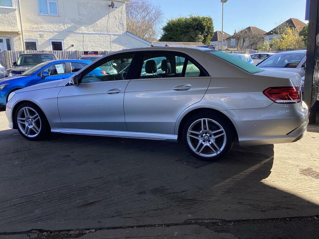 Mercedes-Benz E Class Saloon 2.1 E220 Bluetec Amg Line G-tronic Euro 6 DY64OWA Silver #6