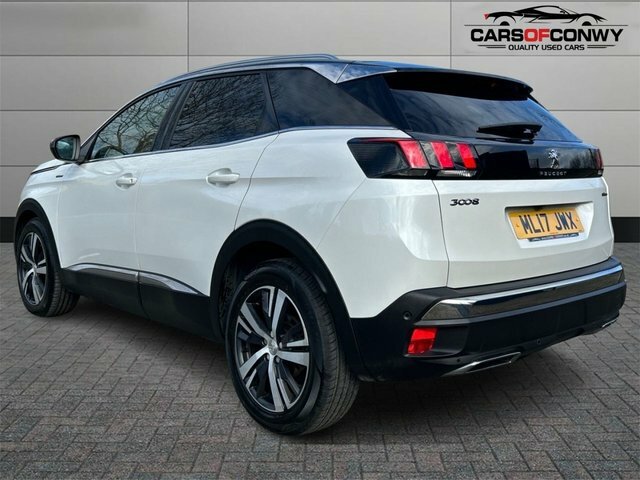 Peugeot 3008 1.6 Bluehdi Gt Line Suv Eat Euro 6 S S ML17JWX White #5