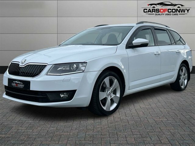 Skoda Octavia 1.6 Tdi Se Sport Estate Euro 6 White #3