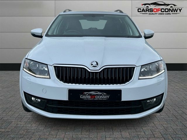 Skoda Octavia 1.6 Tdi Se Sport Estate Euro 6 White #2