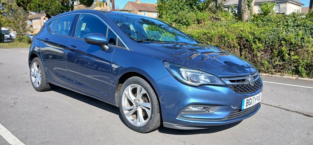 Vauxhall Astra Hatchback 1.4 I Turbo Sri 2017 BG17FYD Blue #2