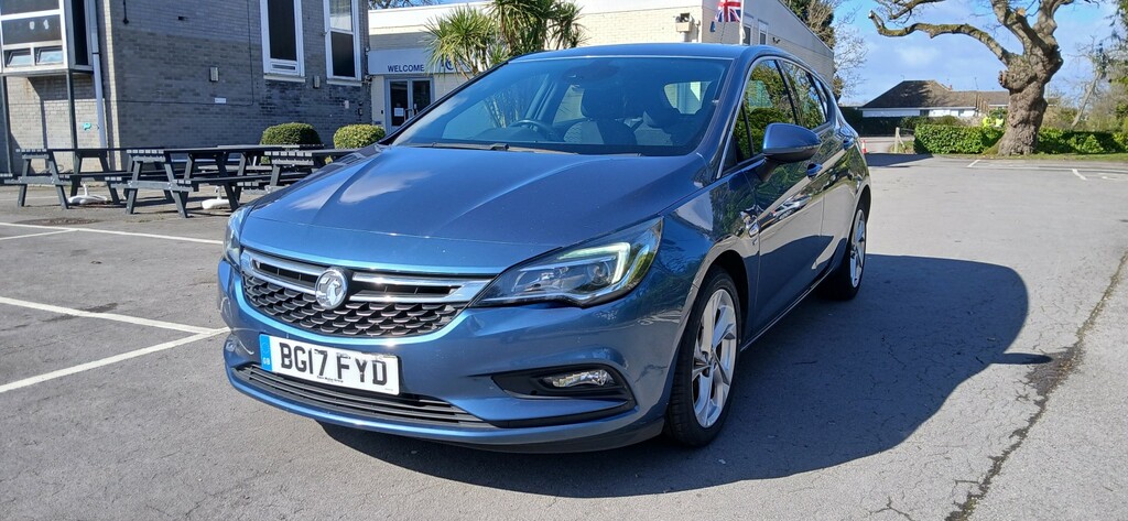 Vauxhall Astra Hatchback 1.4 I Turbo Sri 2017 BG17FYD Blue #4